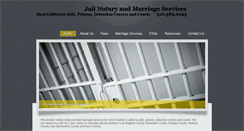 Desktop Screenshot of jailnotarymarriages.com